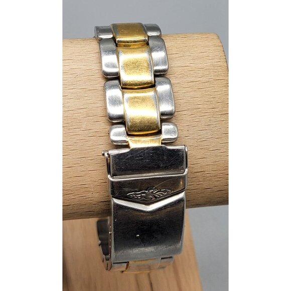 Sector Adv 4500 Mens Quartz Watch Vintage Diver 7" Two Tone Stainless Steel 38mm - Picture 7 of 15